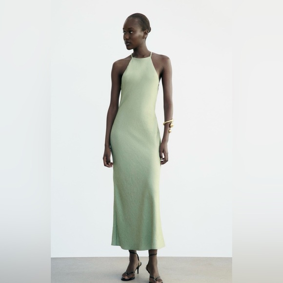 ZARA Satin Dress - Picture 1 of 11
